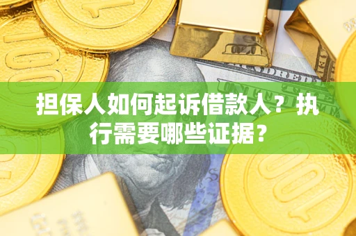 北京担保人如何起诉借款人？执行需要哪些证据？
