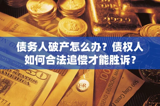 北京债务人破产怎么办？债权人如何合法追偿才能胜诉？