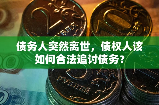 北京债务人突然离世，债权人该如何合法追讨债务？