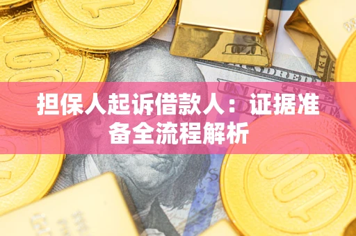 北京担保人起诉借款人：证据准备全流程解析