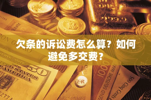 北京欠条的诉讼费怎么算？如何避免多交费？