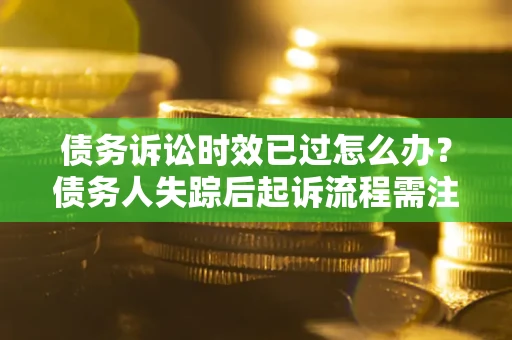 北京债务诉讼时效已过怎么办？债务人失踪后起诉流程需注意什么？