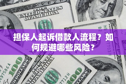 北京担保人起诉借款人流程？如何规避哪些风险？