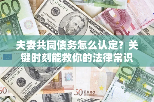 北京夫妻共同债务怎么认定？关键时刻能救你的法律常识