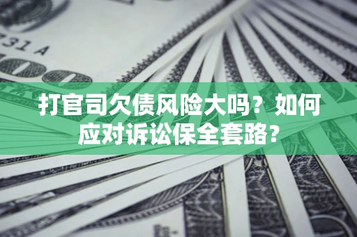 北京打官司欠债风险大吗？如何应对诉讼保全套路？